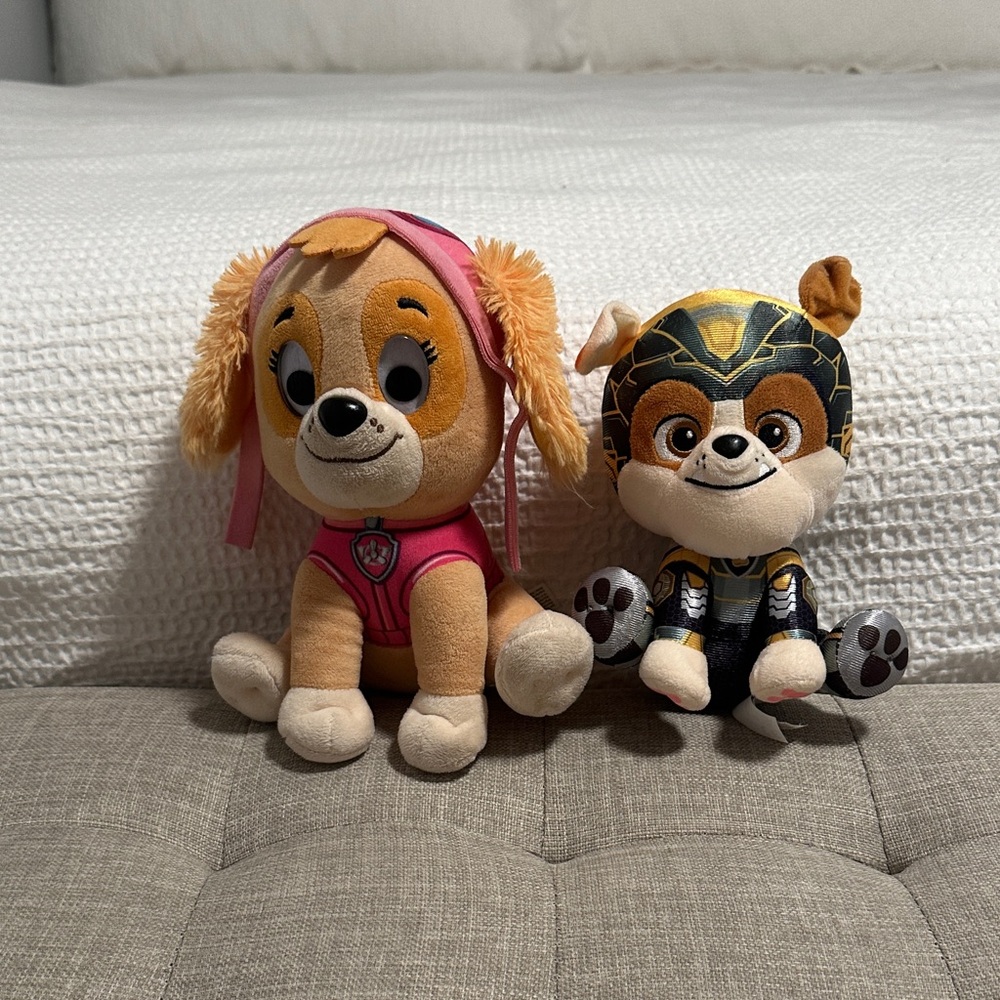 Paw Patrol Stuffed Animals - Pink and Black